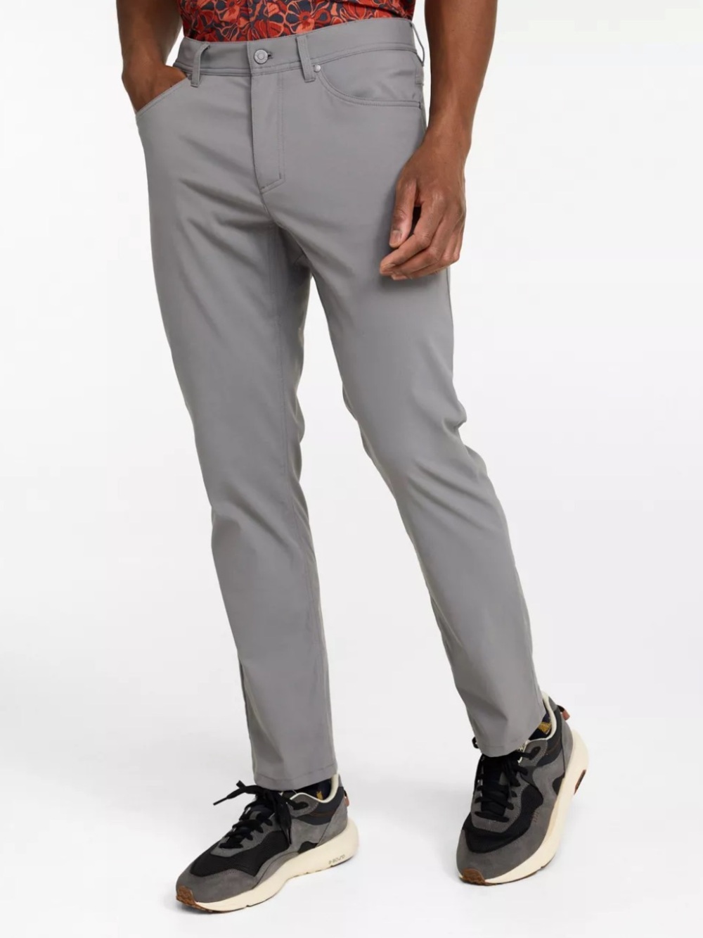 L.L. Bean Men’s Venture Stretch Five Pocket Pants 36x30 Gray Performance Casual
